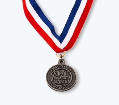 24® Game Logo "Silver" Medal