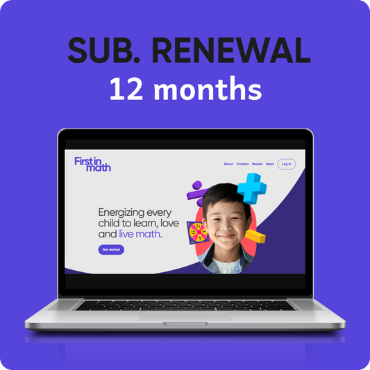 RENEW: First in Math Individual Subscription (12mo)