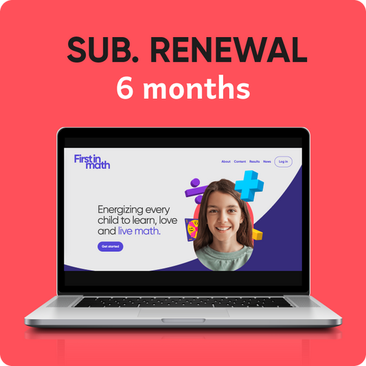 RENEW First In Math Individual Subscription (6mo)