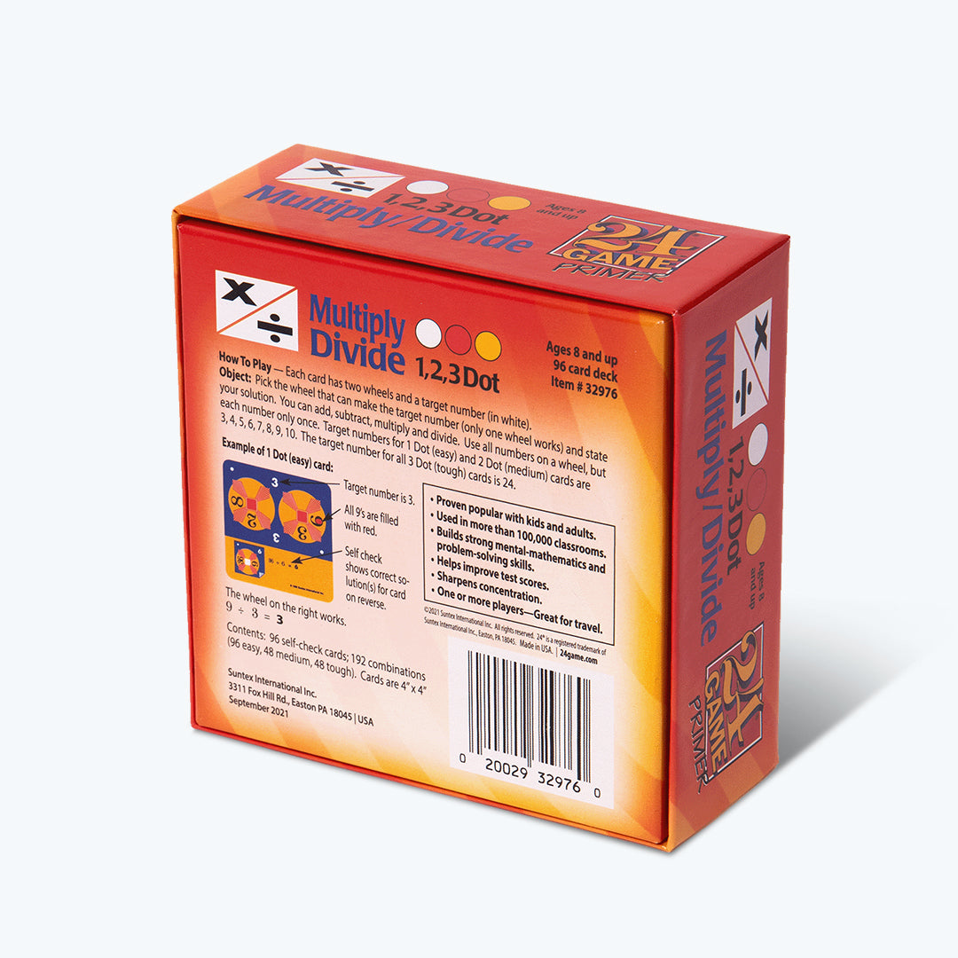 Multiply / Divide Primer (Ages 8+), 96-Card Deck