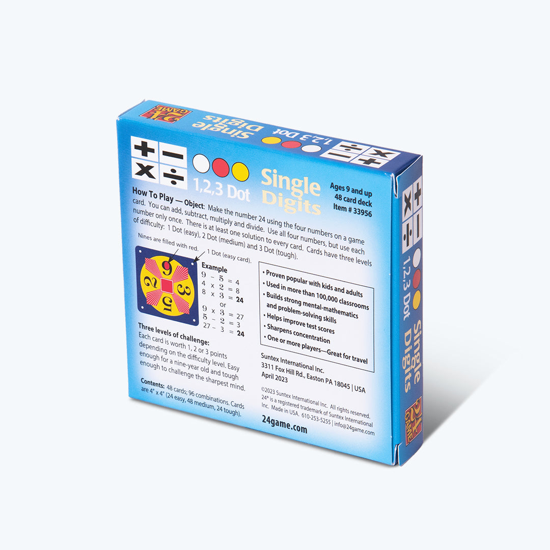 Single Digits Deck (Ages 9+), 48-Card Deck